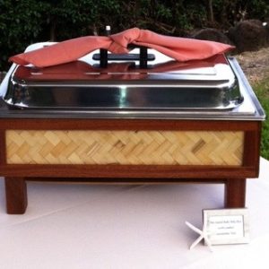 Chafer - Wooden Lauhala 8qt.