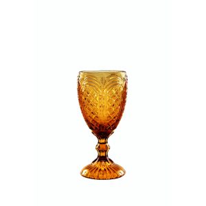 Carousel Goblet Amber