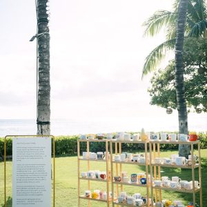 Bamboo shelves